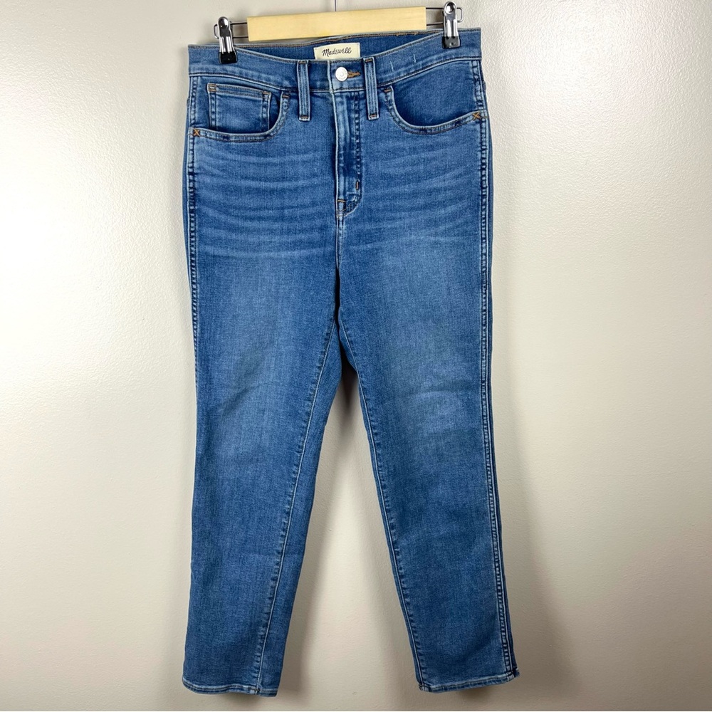 Madewell Roadtripper Stovepipe Jeans Size 27 Medium Wash High Rise Blue NC319